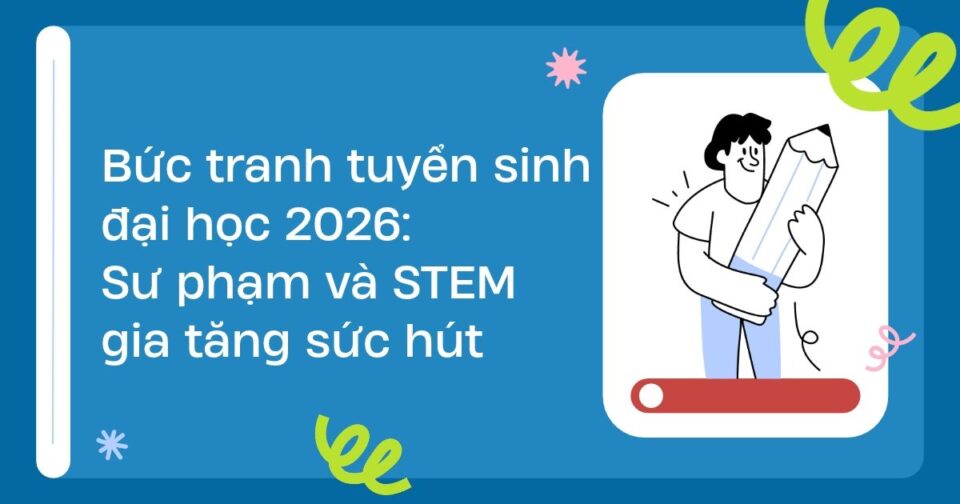 Bức tranh tuyển sinh đại học 2026: Sư phạm và STEM gia tăng sức hút