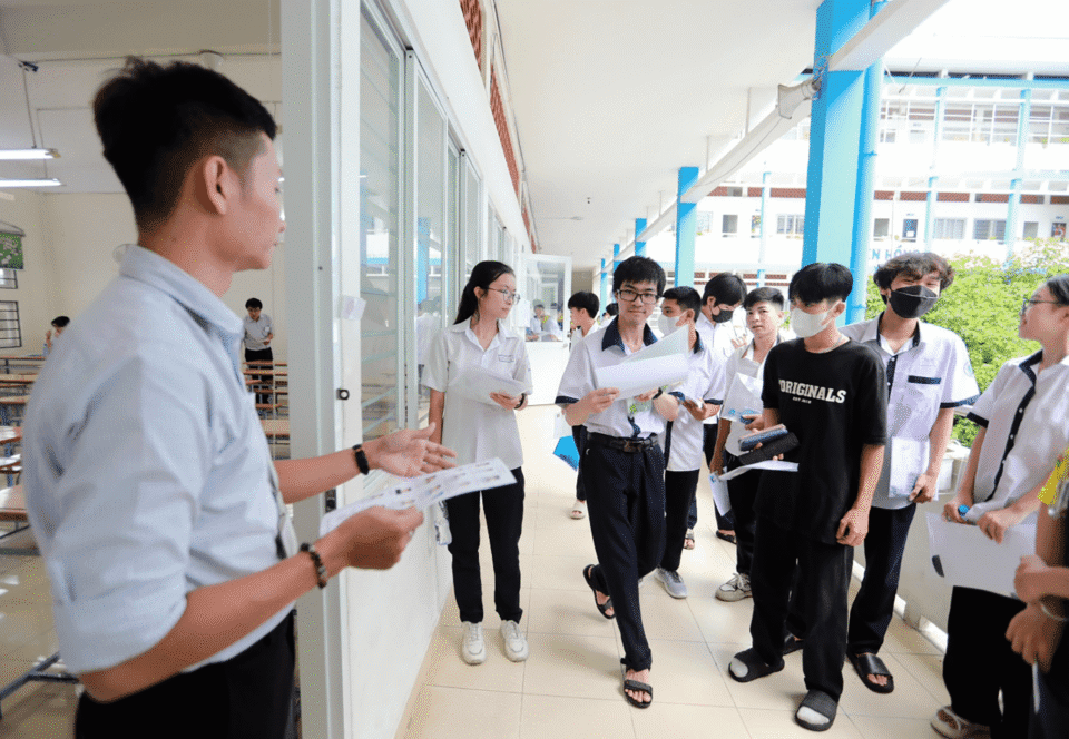 Thí sinh dự thi tốt nghiệp THPT năm 2024