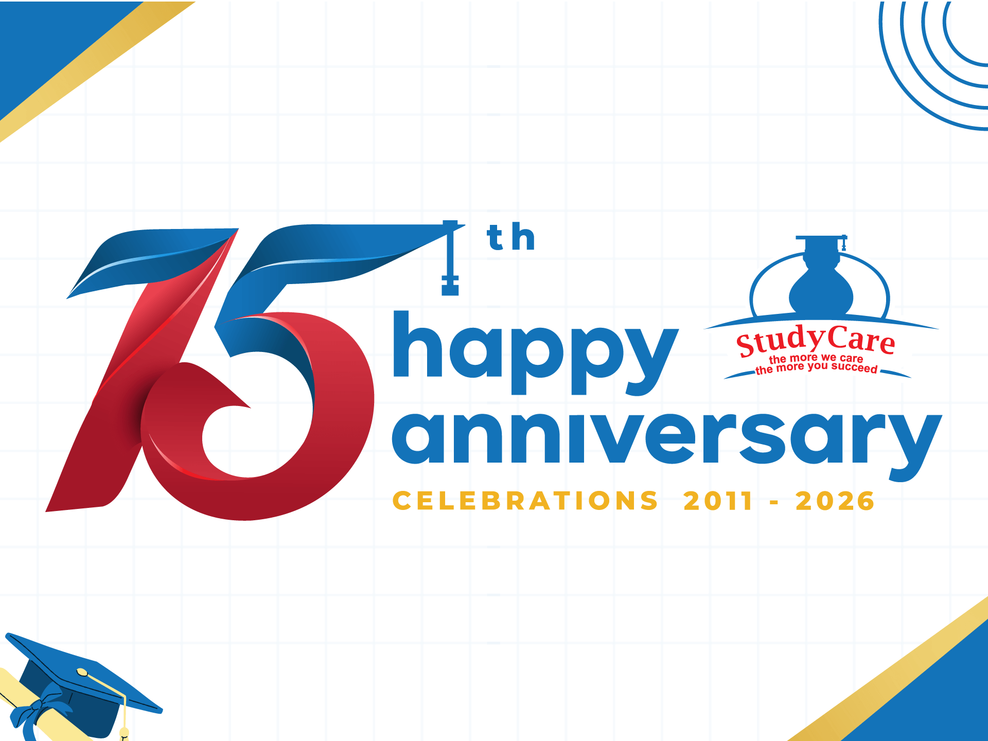 Popup kỷ niệm 15 năm StudyCare Education