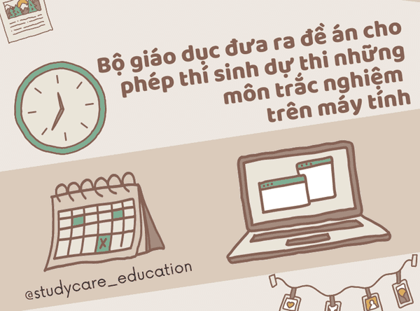 Bộ giáo dục có đưa ra đề án cho phép thí sinh dự thi những môn trắc nghiệm trên máy.