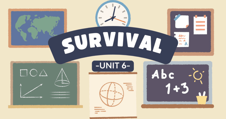 UNIT 6: SURVIVAL